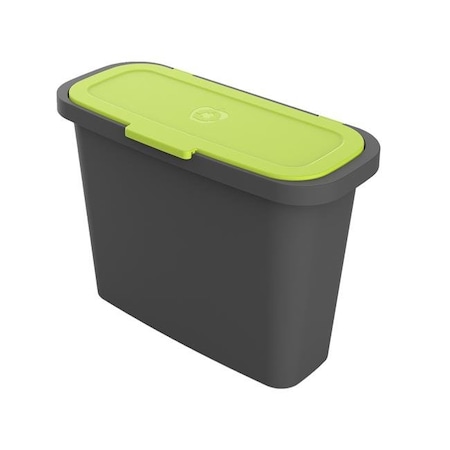 Rsi RSI RSI-MC-C9 2.4 gal Large Kitchen Caddie Compost Bin - Black & Green RSI-MC-C9